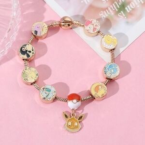 ✨ Pokémon Eevee Evolution Collector Charm Bracelet